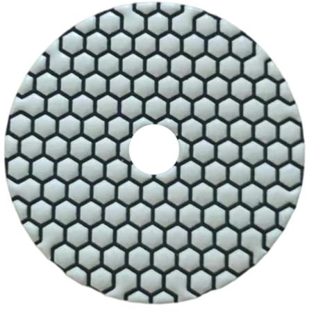 Disco abrasivo de diamante de 5/6 pulgadas for pulido en seco, ideal for mármol, granito, piedra de cuarzo y superficies curvas.(3000,5 inches 125mm)