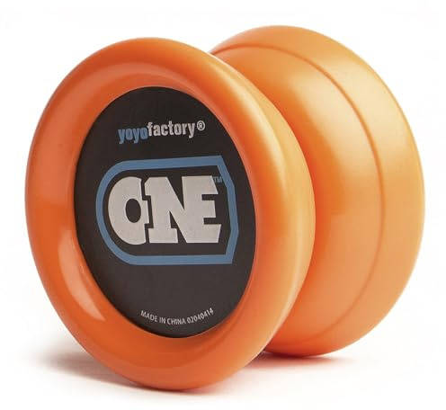 YoyoFactory ONE Yo-Yo - ORANGE (Vom Anfänger Zum Profi, Moderne Leistung YoYo, Metall Kugellager, Schnur und Anleitung Enthalten)