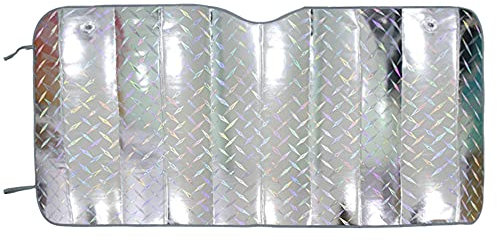 sourcing map Pellicule Laser Voiture pare-soleil pare-brise pliable Visière pour bloquer rayons UV Chaleur