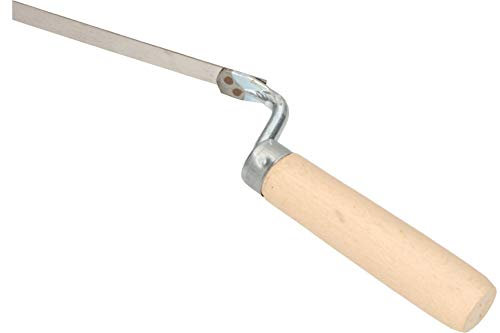 KOTARBAU Truelle à joint en acier inoxydable 12 mm pour jointoiement avec manche en bois spatule à joint fer Forme à joint indispensable pour le travail de joint