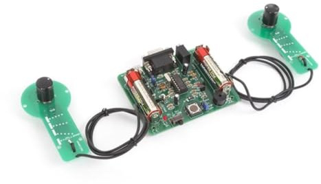 Whadda Kit di saldatura, gioco di tennis TV, gioco retrò, racchette analogiche, cicalino, connessione USB