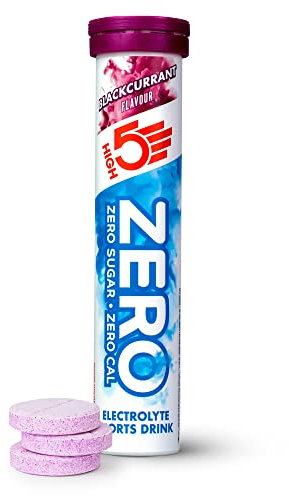 HIGH5 ZERO Electrolyte Tablet - Hydration Tablets Enhanced with Vitamin C - 0 Calories & Sugar Free - Boost Hydration, Performance & Wellness - Blackcurrant, 20 Tablets (20x, Pack of 1)