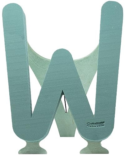 Flowerbox Oasis Steckschaum Bioline Buchstabe W 37cm Steckmasse Steckschwamm