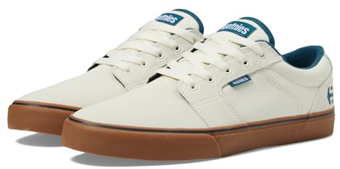 Etnies Barge LS Mens' Skate Shoe White/Blue/Gum - Sustainable, Durable and Comfortable Sneakers