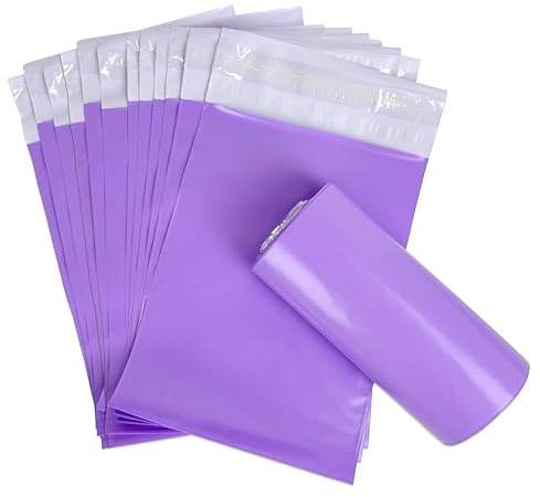 Disposable Sanitary Bags, 300 Pcs, Purple, Self-sealing, Odor-proof, Rectangular, Plastic, 10 x 6 Bags for Feminine Hygiene, Personal Waste, or Pet Waste