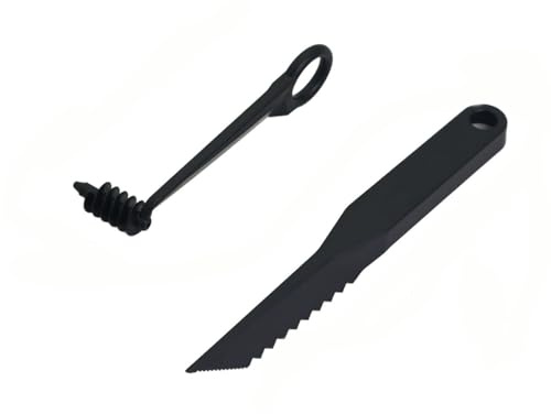 Kitchen Spiral and V-Shaped Tools, Spiral Slicer Blade Hand Cutter (Spiral Slicer+V-Shaped Cutter)