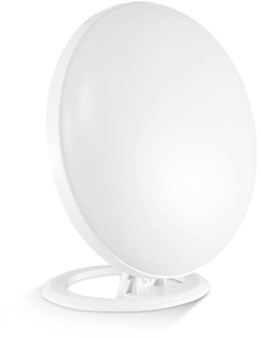 HOSPAOP Lampada di terapia 10000 Lux LED senza UV, lampada di giorno con dimmer continuo e 3 temperature di colore, lampada luce diurna a spettro pieno per casa, ufficio, ufficio