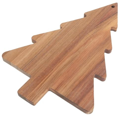 Tabla de embutidos de madera para árbol de Navidad, tabla de cortar grande de Navidad, bandeja de frutas de Navidad, bandeja de queso, plato de caramelos, soporte de vino para Navidad