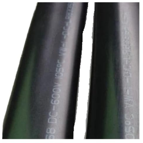 Gaine Cable Ajustable,Cache Cable Tube PVC Gaine Noire de câble Flexible en Faisceau câblage Tube Plastique métier à Tisser Fil Automobile Noir(5mm 1Meter)