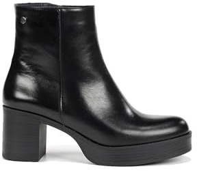 Dorking By Fluchos ® D9591-TO - Botin Liso con Plataforma Bowy | Color: Negro | Talla: 38 EU
