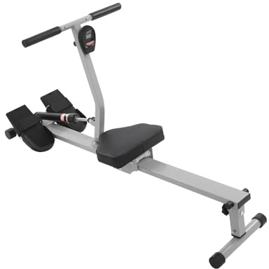 Rowing Machine for Home Gym, Foldable Rowing Exercise Machine, Adjustable Home Rowing Machine with LED Display, Full Body Workout Equipment, Cardio Exercise Equipment with 12 Levels of Resistance