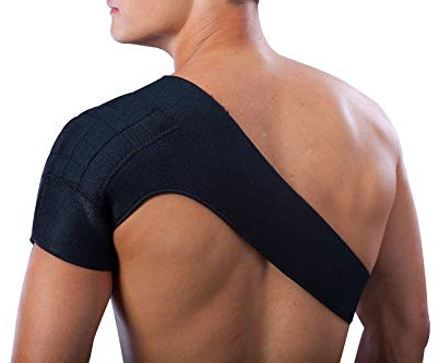 Biomagnetische Schulterbandage LOREY-SD10003 aus 3 mm dickem Neopren Größe L