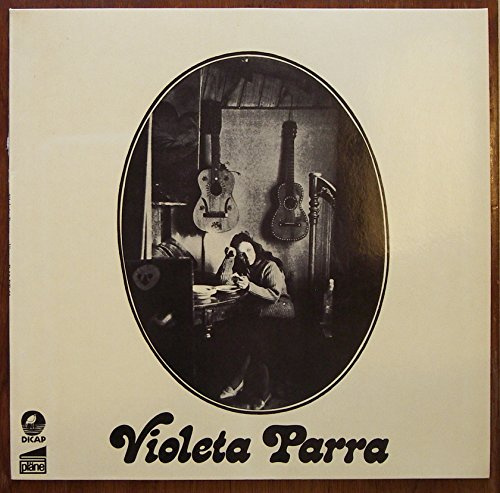 PARRA, VIOLETA / Santiago, penando estas / Bildhülle mit 2seitiger ORIGINAL Textbeilage / pläne # P 12 DF 45 / Deutsche Pressung / 12 Vinyl Langspiel Schallplatte /
