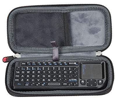 Hermitshell for Rii Mini Wireless 2.4GHz Keyboard with Mouse Touchpad Remote Control Travel Hard EVA Protective Case Carrying Pouch Cover Bag