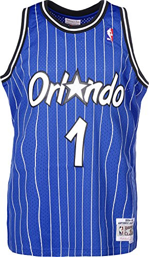 Mitchell & Ness Anfernee Hardaway #1 Orlando Magic 1994-95 Swingman NBA Trikot Blau, L