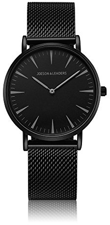 JOESON LEADERS Damen Uhr Analog Quarz mit Edelstahl Armband