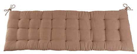 CB Home & Style Bankauflage Bankkissen 4 cm dick Sitzpolster Bank Gartenbank Auflage (140 x 40 cm, Sand)