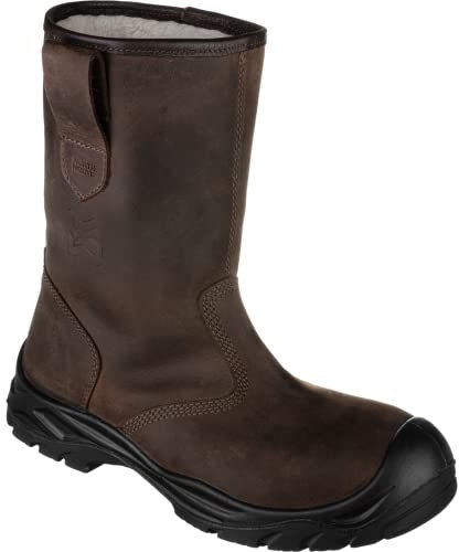WÜRTH MODYF Sicherheitsstiefel S3 Xorion in braun - Arbeitsschuhe für Herren und Damen - metallfrei & wasserabweisend - in der Größe 43