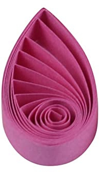 ODETOJOY Quilling Papierstreifen 10mm Rosa quilling streifen 1cm quilling papier 120 Stück Länge 52cm Rosa Fuchsia