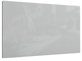 ALLboards Glasboard Magnetisch Grau 100x80cm, Rahmenlos, Glastafel, Magnettafel, Gehärtetes Glas…