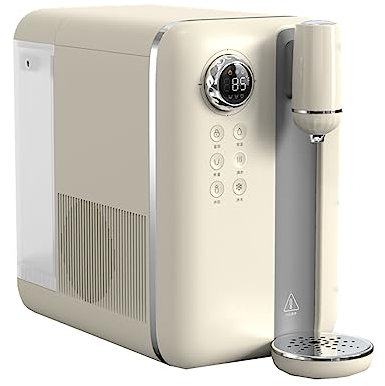 KOZWAY Dispensador de Agua de refrigeración rápida Caliente instantánea refrigeración doméstica Escritorio pequeña Fuente de Agua Potable (Color : Bianco, Size : 3.5L)