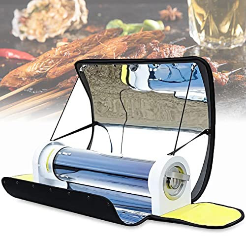 ZHPPED Fornello Solare Portatile Forno Solare 4.5l Fornello Solare di Grande capacità Forno da Esterno Fornello da Campeggio con Termometro Ottimo per Il Campeggio O L'escursionismo