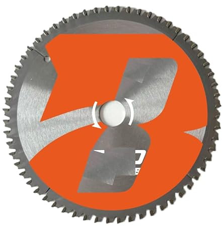 BAUBECK Lama per sega 130 x 20, 1,5 mm, taglio fine in legno e alluminio, 36 denti compatibile con sega circolare manuale a batteria e seghe a immersione, lama per sega circolare a immersione, lama