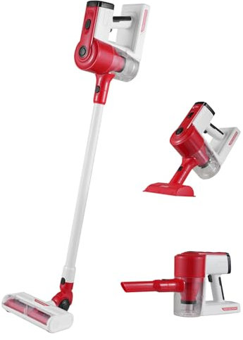 Hylukon Staubsauger Spielzeug, 3 in 1 Staubsauger für Kinder, Kinder Staubsauger mit LED-Licht und Ton, Eltern-Kind-Interaktion, Rollenspiel Kinder Staubsauger