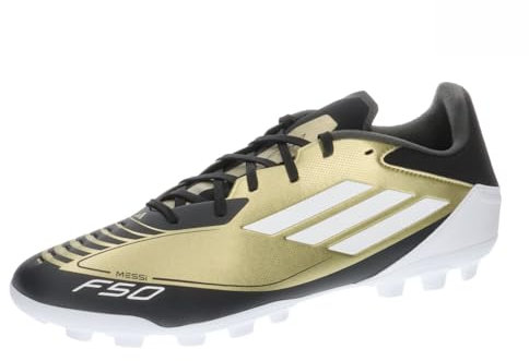 adidas F50 League Messi - Balón de fútbol artificial para hombre, Oro negro., 43 1/3 EU