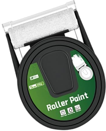 Kleine Wandflickenbürste, Wandreparaturwalze - Wandspachtelrolle, kleine Rolle, Fleckenentferner,Wandausbesserungspinsel, Wandfarbroller, Latexfarbe, weißer Walzenpinsel, Spachtelwandreparatur