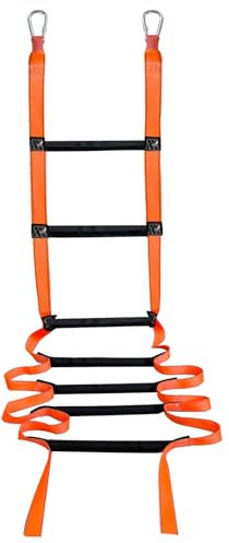Seilleiter, 100 cm Feuerleiter, Notfallleiter für 3–7 Stockwerke, Fenster und Balkon