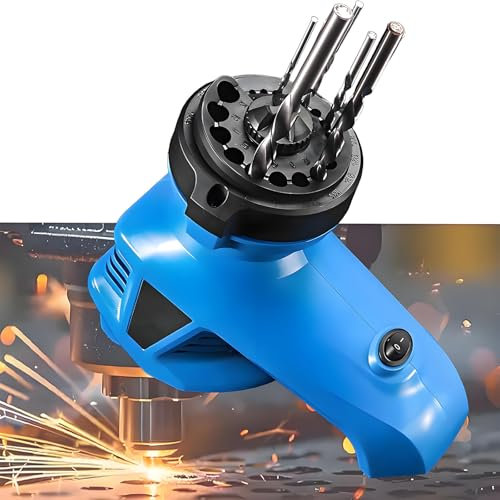 Drill Bits Sharpener, 3-12mm Automatic Drill Bits Grinder Grinding Machine Driver 95w High Speed Milling Devices, for Twist Bits (1/8''- 15/32''), Twist Drill Bit Sharpener Grinder