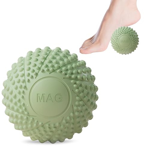 Balles de Massage, Boule Myofasicale, Balle de Massage de Remise en Forme, Masseur de Pieds à Picots, pour la Relaxation et soulager les douleurs musculaires (Vert)