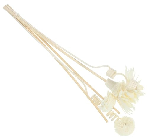 SHINEOFI Varillas Difusoras Aromáticas Reemplazables con Flores Artificiales Palitos de Ratán para Aromaterapia y Decoración del Hogar para Sala Dormitorio y Oficina