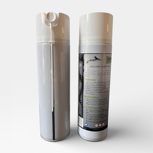 Lubrifiant silicone à contact alimentaire - Lot de 2 aérosols de 400mL