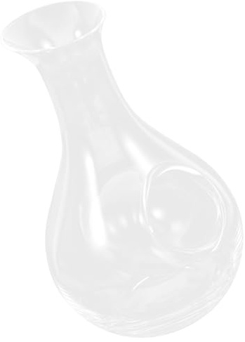 CALLARON Carafe à Saké Froid 385ml en Verre sans Plomb Style Japonerie Fond Épais et Design Simple pour Maison et Restaurant