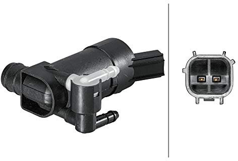 HELLA 8TW 006 848-151 Bomba de agua de lavado, lavado de parabrisas - 12V - eléctrico