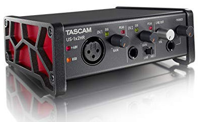 Tascam US-1X2HR USB-Audio-Interface (2 Eingänge, 2 Ausgänge)