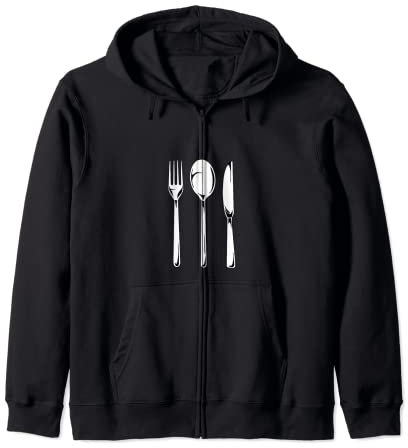 Couteau, fourchette et cuillère Sweat à Capuche