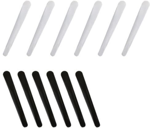 MFCGHXR 100 espátula plastico estetica, espátulas crema, espátula plastico, espátula facial, adecuada para mezclar y probar loción humectante