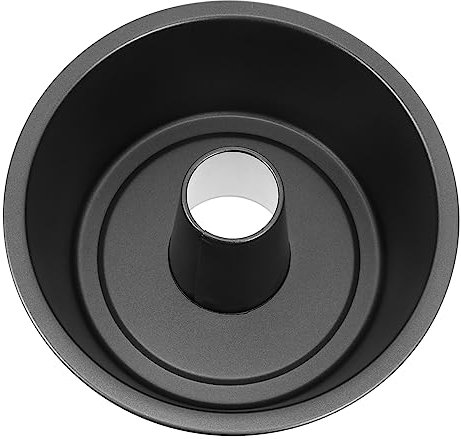Didiseaon 1pc Round Hollow Cake Mold Non-Stick Baking Tool Carbon Steel Easy to Clean for Cheesecakes Muffins Puddings and Brownies for Home Baking