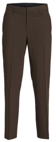 JACK&JONES Jprbushwick Harry Byxor Reg Fit Noos, Slate Black/Checks: normal passform, 54 SE