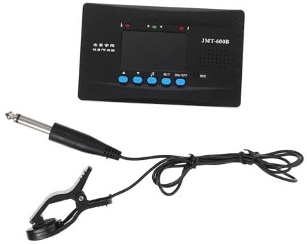 Toyvian Professioneller Guzheng Stimmer 3-in-1 mit Metronomfunktion Tragbar Hochkontrastigem Lcd Display für Präzises Stimmen Beim Guzheng Spiel