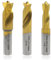lyualma 3 pezzi Fresa in Metallo Duro, Fresa per Saldatura, Set Punte Trapano Fresa, Fresa a Spirale, per Fresa in Lega di Alluminio, Acciaio, 6.5 mm/8 mm/10 mm