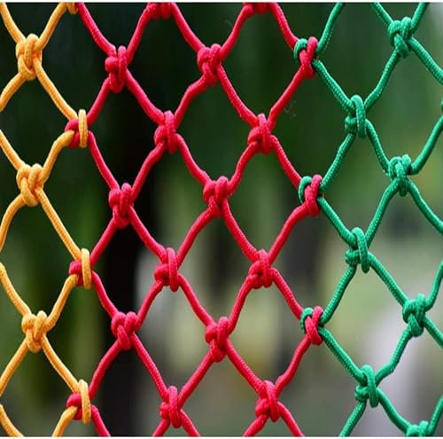 WXF86djl Children's climbing net Colourful Toddler Climbing Net Decorative Net Rope Ladder Net, Indoor And Outdoor, Tree House(3 * 6m(9.9 * 18.18ft))