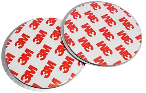 Fiducia 3M Premium Magnetische Halterung (1 Stück) Rauchmelder Magnethalterung, Extra Dicke Magnet Klebehalterung, Universeller Rauchmelder Magnethalter