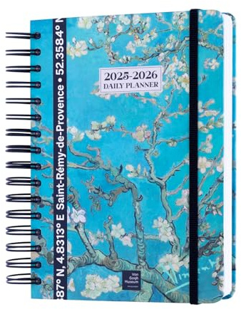 Grupo Erik Schülerkalender 2025/2026 Van Gogh Kalender 2025 Buchkalender A5 - Schulplaner Terminplaner 2024 2025 A5 Schulanfang Geschenke Mädchen und Jungen