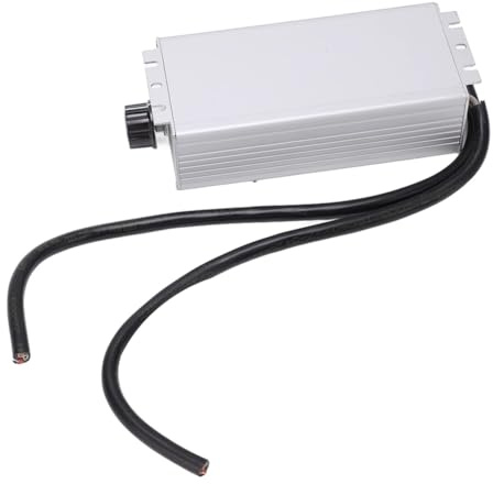 Glayent Controlador de Velocidad del Motor, Regulador Electrónico Variable de Velocidad de 380 V de Aleación de Aluminio Trifásico de 2,2 KW para Ventilador Axial de Purificación