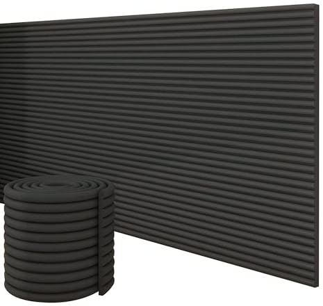 Zjyfyfyf Wandkissen Kinderzimmer Bett Selbstklebende 200cm Wandpaneele Gepolstert Selbstklebend Wandschutz Wandpolster Polsterpaneel Paneele Wand Polster, Wall Panels(Black,50x200 cm)