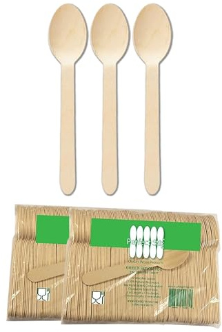 Perfect Stix Wooden Disposable Spoons 6 Length (pack of 100)